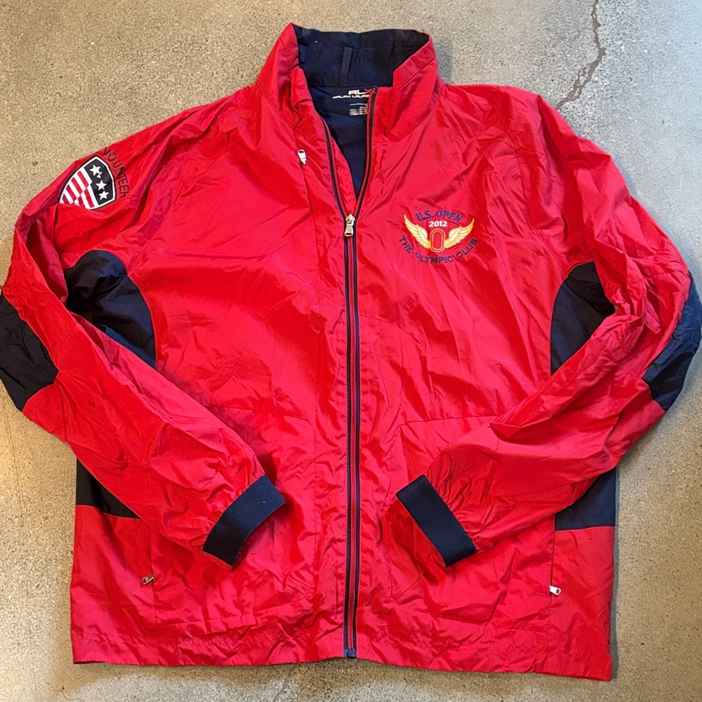 2012 US open Olympic club USGA volunteer windbreaker RLX